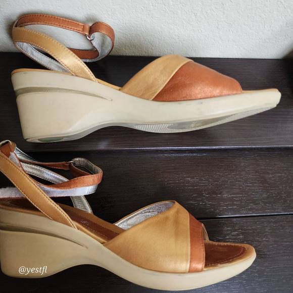Stonefly leather sandals gold and copper 39 - Picture 2 of 7